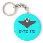 8-Bit Byte Me Cute Vampire Bat Pixel Art