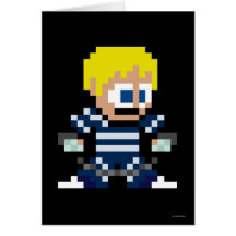 8-Bit Cody Greeting Card