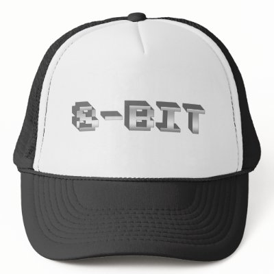 8-bit - Gamer, Gaming, Video Games, Games, Retro Mesh Hat by CasuallyHardcore