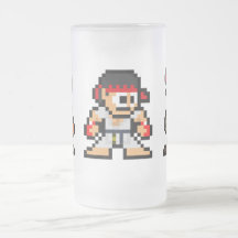 8-Bit Ken Ryu Akuma Mugs