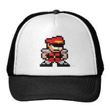 8-Bit M. Bison Mesh Hats