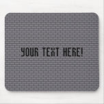 8-Bit Retro Brick, Grey Mouse Pads