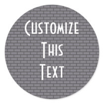 8-Bit Retro Brick, Grey