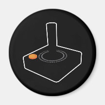 8-bit retro gaming joystick fridge magnet