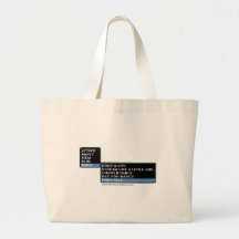 8 Bit RPG Battle Menu Canvas Bag