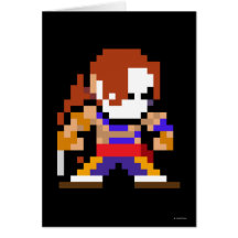 8-Bit Vega Greeting Card