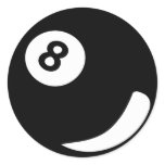8 pool billiard ball black billiards stickers