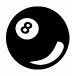8 pool billiard ball black billiards t-shirts