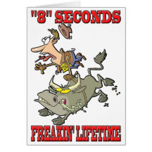 "8" Seconds - Freakin' Lifetime Card