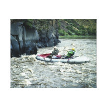 8 X 10 - Rafting the Deschutes River Gallery Wrap Canvas