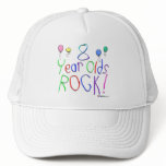 8 Year Olds Rock ! Hat