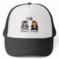 8bit Chun-Li VS C.Viper Trucker Hats