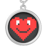 8bit Heart Face Jewelry