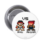 8bit Ryu VS Akuma Buttons