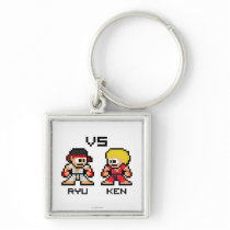 8bit Ryu VS Ken Key Chain