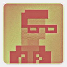 8Bit United Rust Sticker