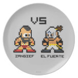 8bit Zangief VS El Fuerte Plate