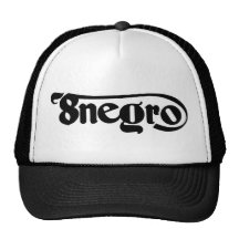 8negro logo gorro de camionero