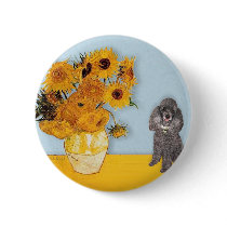 (8S) - Sunflowers Pinback Buttons