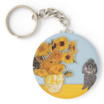 (8S) - Sunflowers Keychains