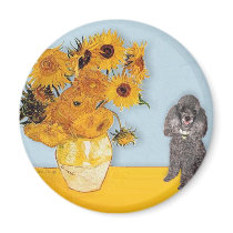 (8S) - Sunflowers Fridge Magnets