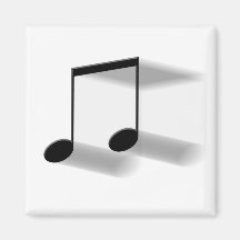 8th Note Blur Magnet