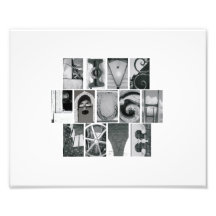 8x10 Alphabet Letter Photography Live Laugh Love