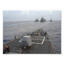 8x10 Navy Underway Replenishment Art Photo