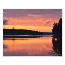 8X10 Sunrise on the Sound Photo Print