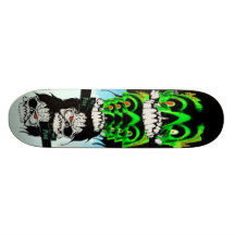 901 Pine Signs Skulls & Monster Eyes #2 Skateboard