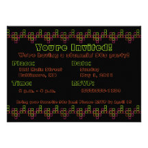 90s Dope Invite