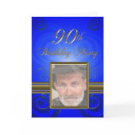 90th Birthday party Invitation Greeting Card