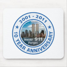 911 10 Year Anniversary Mouse Pads