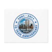 911 10 Year Anniversary Postcards