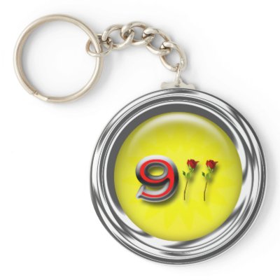911 Anniversary Key Chains by patriotic_tea_party
