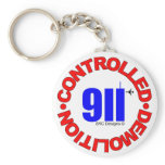 911 CONSPIRACY KEYCHAIN 9/11