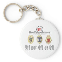 911 not 411 or 611 Dispatcher Keychain