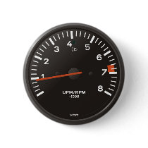 911 rev counter, air-cooled rpm gauge pinback buttons