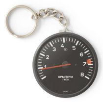 911 rev counter, air-cooled rpm gauge keychains