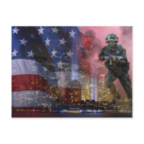 911 Twin Towers Postcard