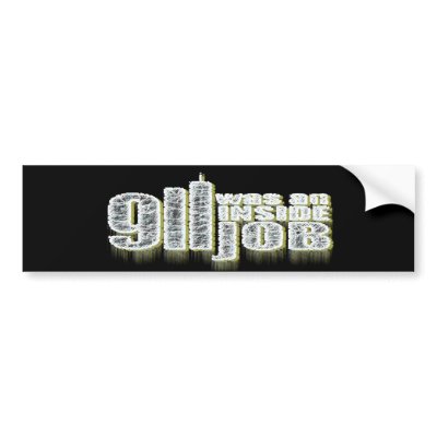911 Was an Inside Job Bumper Sticker by aandjdesigns