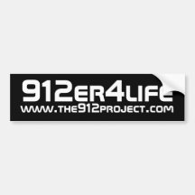 912er4life, bumper sticker