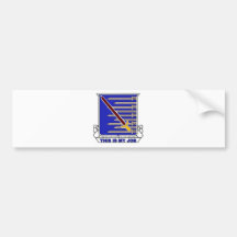 91st Infantry Regiment Military Patch Bumper Sticker