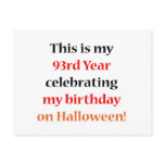 93 Halloween Birthday Post Cards