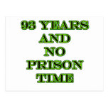 93 No prison time Post Card