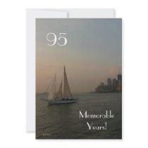 95 Memorable Years/Birthday Celebration-Sailboat