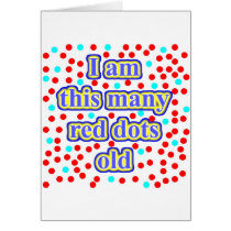 95 Red Dots Old cards