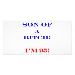 95 Son of a bitch Custom Photo Card