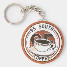 95 SOUTH COFFEE KEYCHAIN