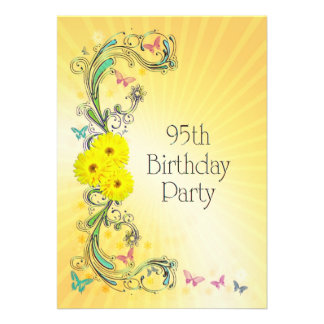 Happy Birthday Butterfly Invites 130 Happy Birthday Butterfly Invitation Templates 95th Birthday Invitation Templates